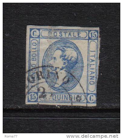 3RG37 - REGNO Vittorio Emanuele II 1863 : 15 Cent N. 13 . - Used