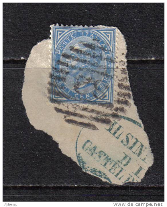 RG64a - REGNO 1877, 10 Cent N. 27 - Oblitérés