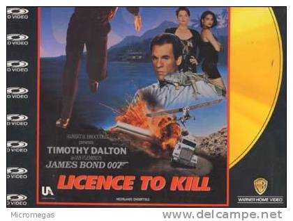 CD Video : James Bond, Licence To Kill - Other Formats