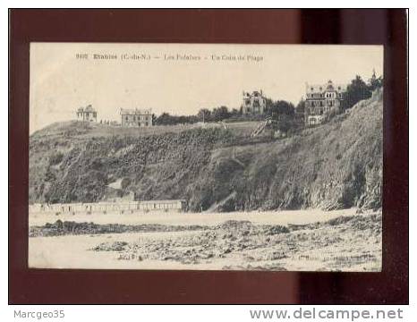 23322 Etables Les Falaises Un Coin De Plage édit.barat N° 2492 Belle Carte - Etables-sur-Mer