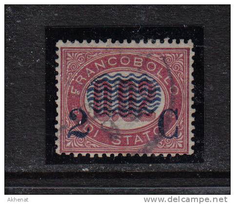 RG76 - REGNO 1878, Serv Soprastampato 2/0.02 Cent N. 29 - Oblitérés