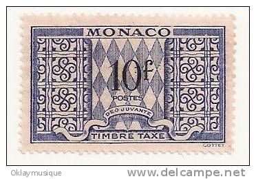 MONACO TAXE N° 37 - Taxe