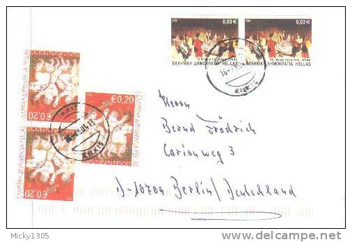 Griechenland / Greece - Umschlag Echt Gelaufen / Cover Used (2693) - Briefe U. Dokumente