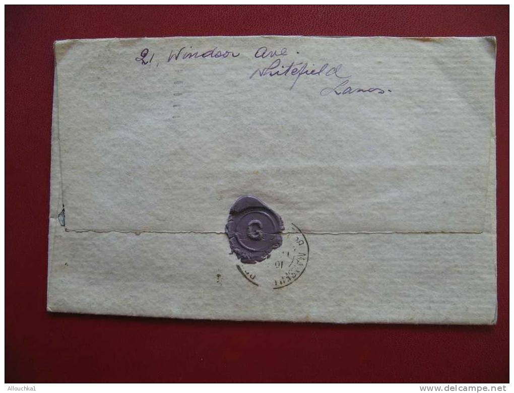 MARCOPHILIE LETTRE DE GRANDE BRETAGNE GREAT BRITAIN 1935 SILVER JUBILEE P/MARSEILLE FRANCE - Marcophilie