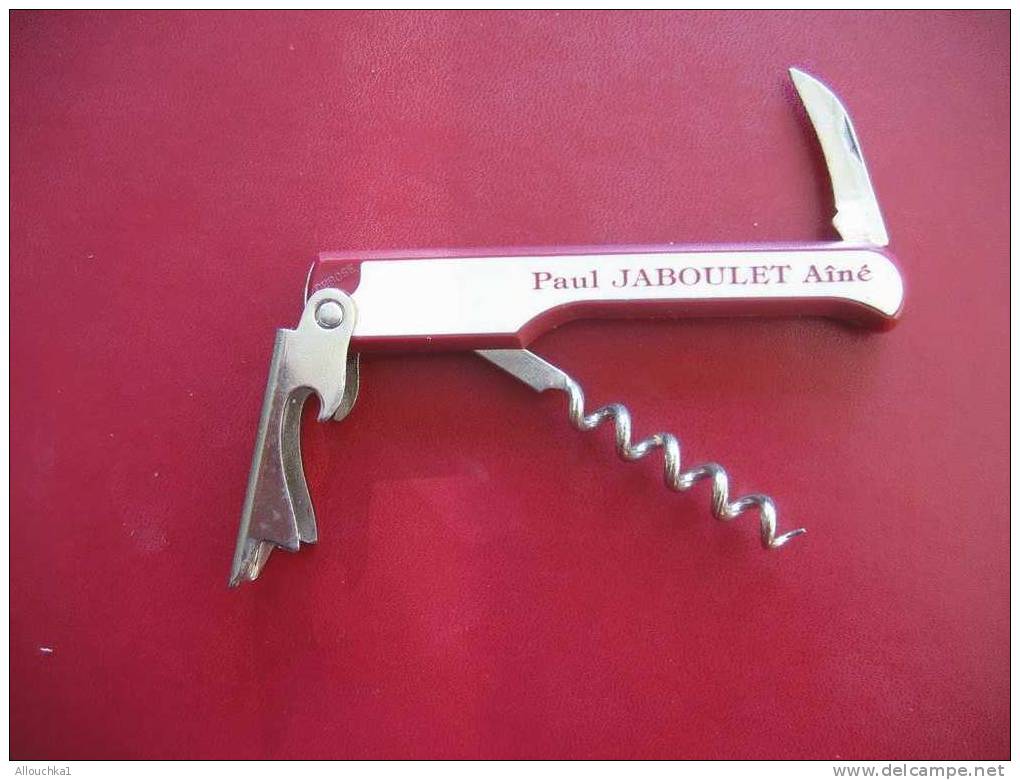 COUTEAU KNIFE TIRE BOUCHON  DECAPSULEUR  DE TAIN L' HERMITAGE 26600 DANS LA DROME - Bottle Openers