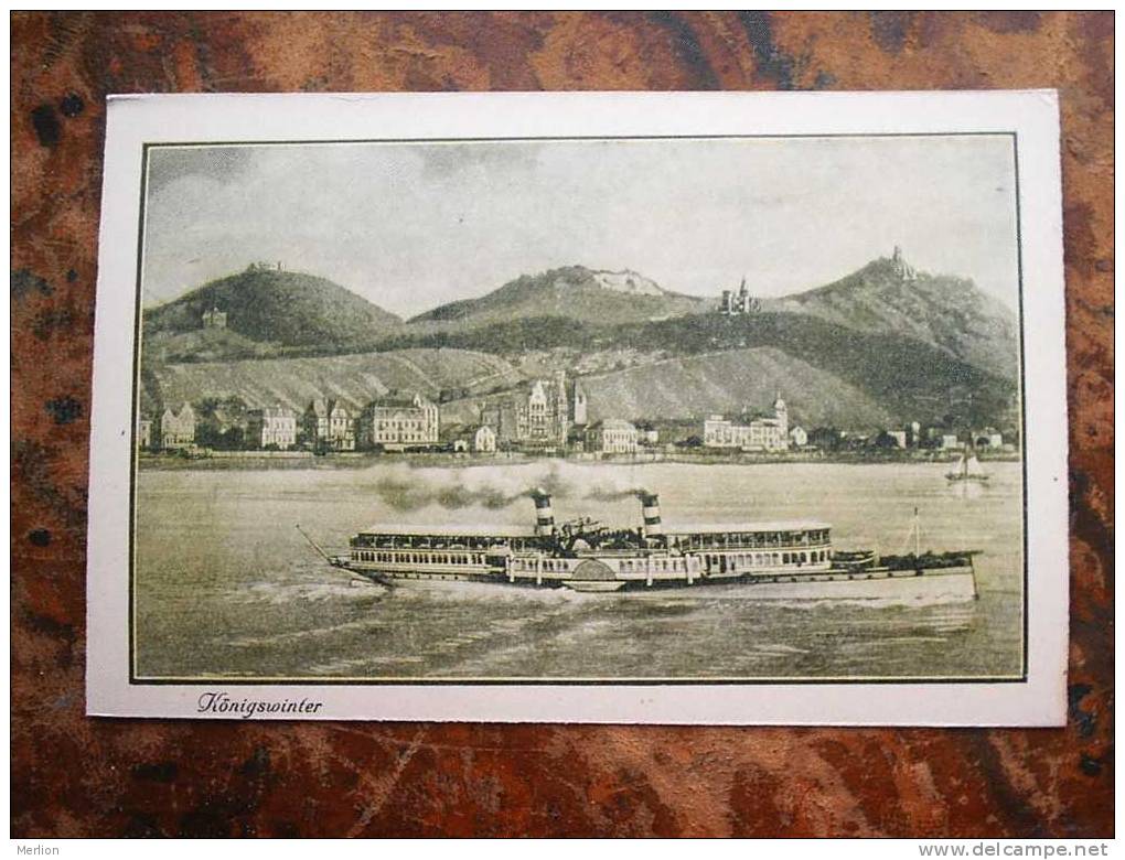 Königswinter , Dampfer , Rhein , Steamer     VF+  1920´s   D12699 - Königswinter