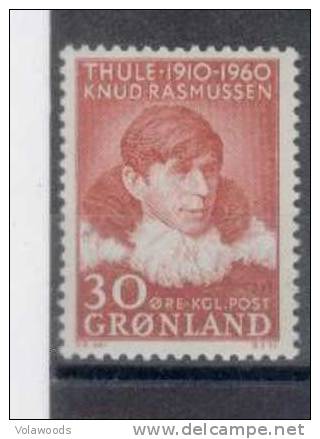 Groenlandia - Serie Completa Nuova: 50° Anniversario Di Thule E Rasmussen - 1960 - Unused Stamps