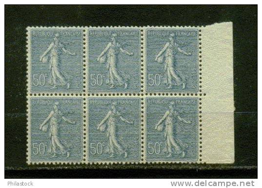 FRANCE N° 161 ** Bloc De 6 - 1903-60 Semeuse A Righe