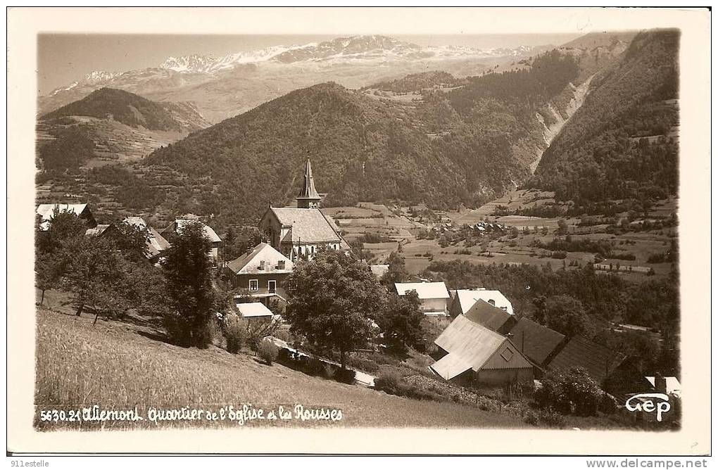 38 Alemond -  Quartier De L Eglise Et Les Rousses - Allemont