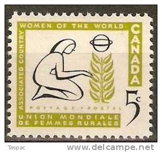 Canada 1959 Mi# 332 ** MNH - Associated Country Women Of The World - Neufs