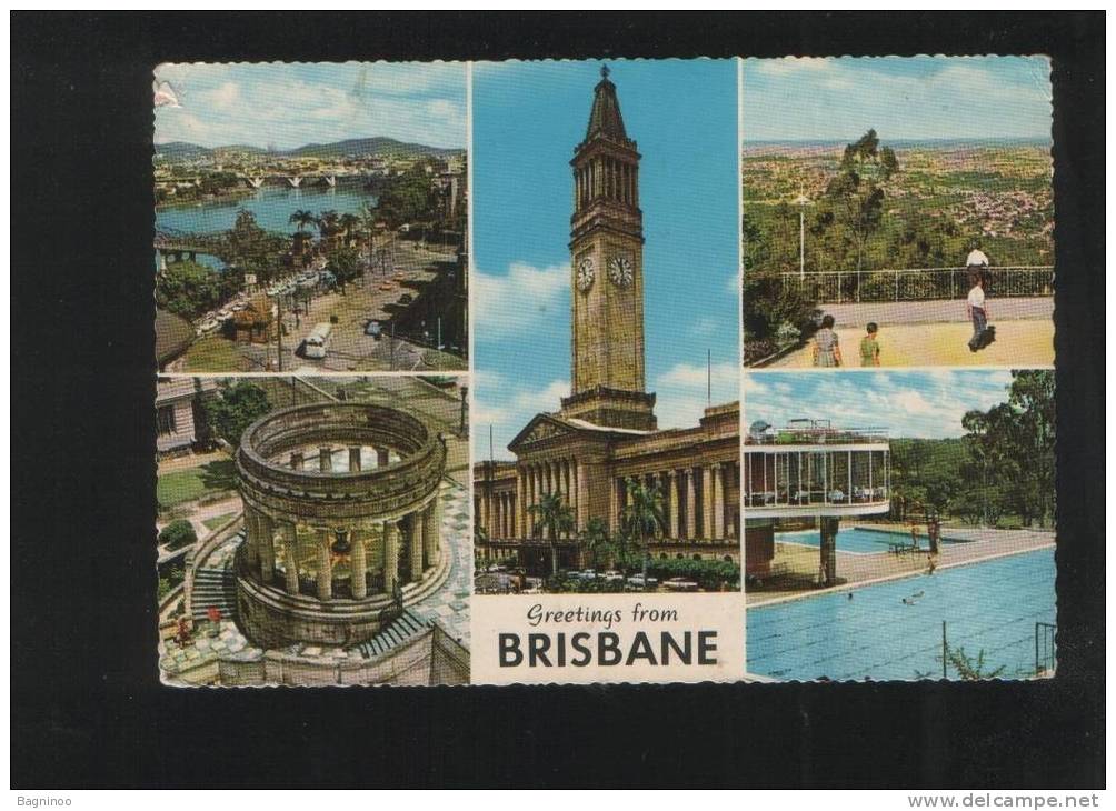 BRISBANE Postcard AUSTRALIA - Sonstige & Ohne Zuordnung