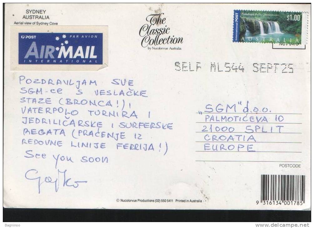SYDNEY Postcard AUSTRALIA - Andere & Zonder Classificatie