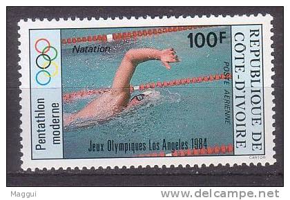 COTE D´IVOIRE  PA 86  **   Jo  1984  Natation - Natation