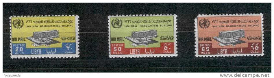 Libia - Serie Completa Nuova: Nuova Sede Dell´ OMS - WGO
