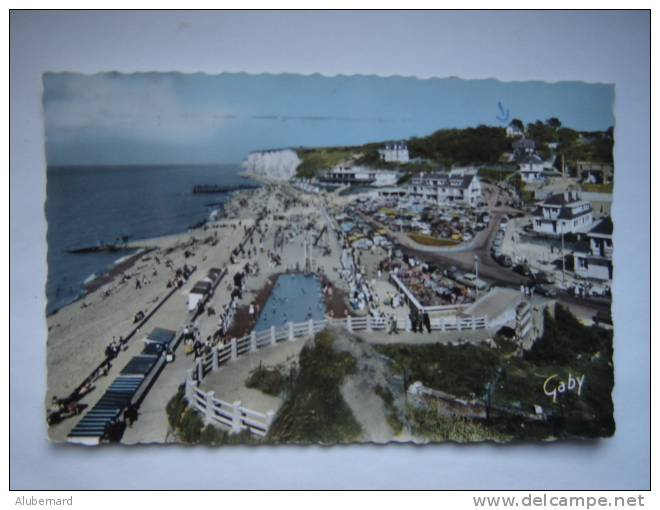 La Plage De Veules Les Roses. C.p. Photo 14x9. - Veules Les Roses