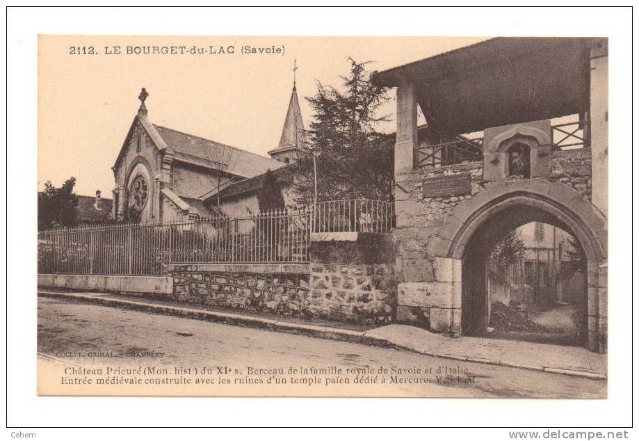 LE BOURGET DU LAC 73 CHATEAU PRIEURE BERCEAU FAMILLE ROYALE SAVOIE - Le Bourget Du Lac