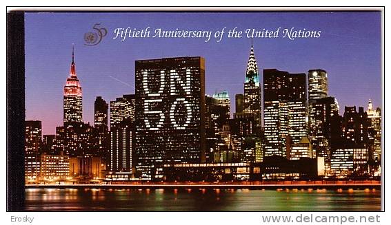 E016 - UNO ONU NEW YORK N°660 ** CARNET - Libretti