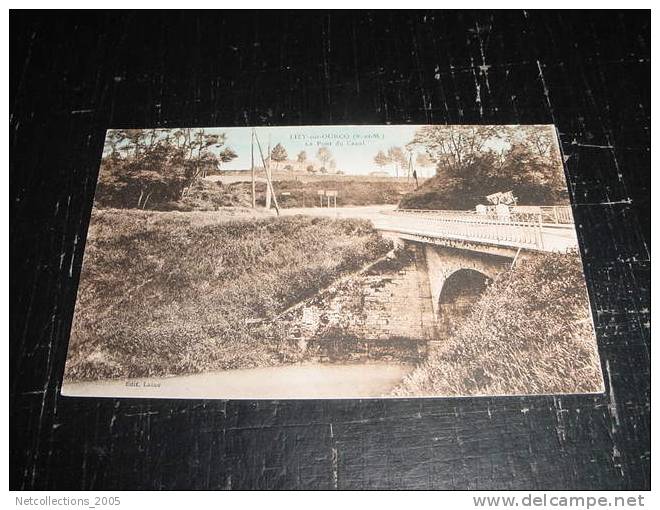 LISY-SUR-OURCQ - LE PONT DU CANAL - 77 SEINE ET MARNE - CARTE POSTALE FRANCE - Lizy Sur Ourcq