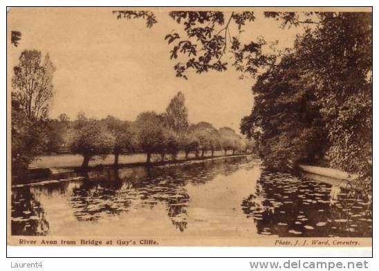 Old - Vintage England  Postcard - Carte Ancienne De Grande Bretagne - Guy´s Cliffe - Avon River - Sonstige & Ohne Zuordnung
