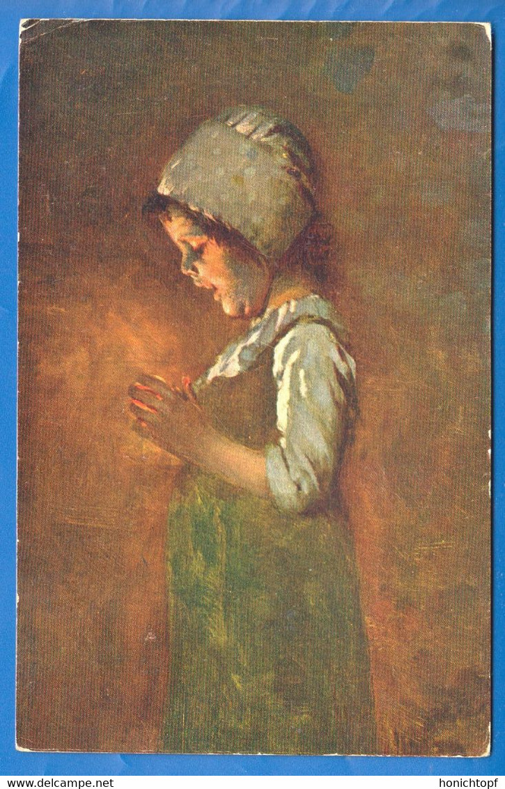 Malerei; Kaulbach H.; Gefährliches Spiel; 1918 - Kaulbach, Hermann