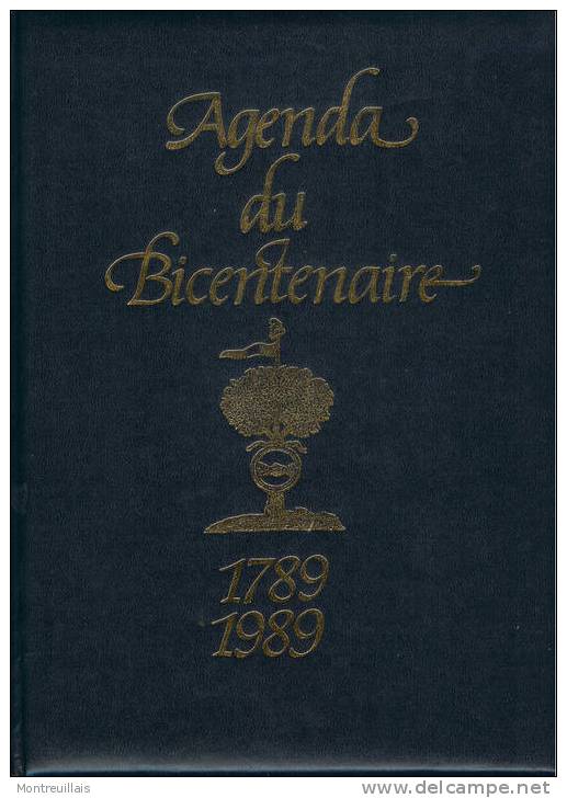 Agenda Vierge Du Bicentenaire 1789/1989, Superbe - Agende & Calendari