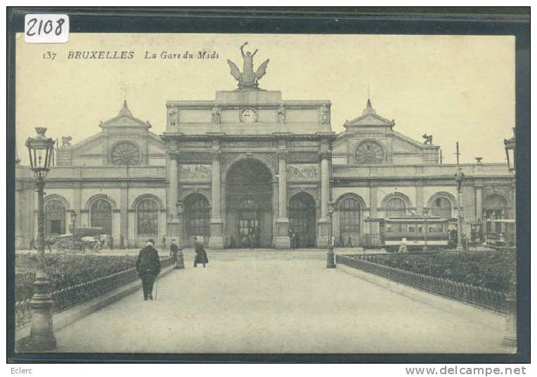 BRUXELLES - LA GARE DU MIDI  - TB - Cercanías, Ferrocarril