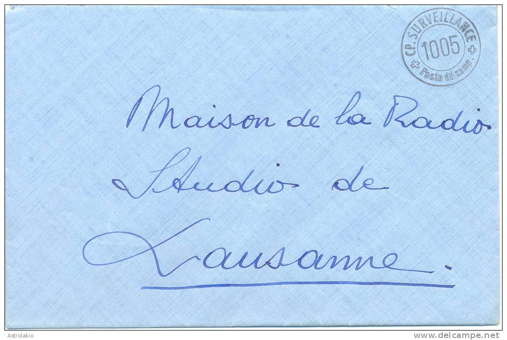 Suisse 1940  Poste De Campagne. Lettre Militaire. - Documenti