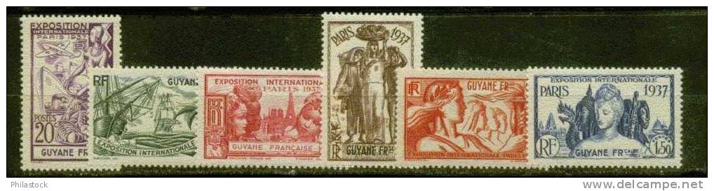 GUYANE  N° 143 A 148 * - Autres & Non Classés