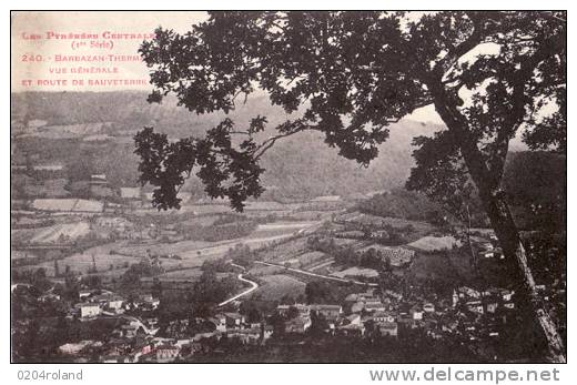 Barbazan Therme - Vue Générale Et Routede Sauveterre - Barbazan