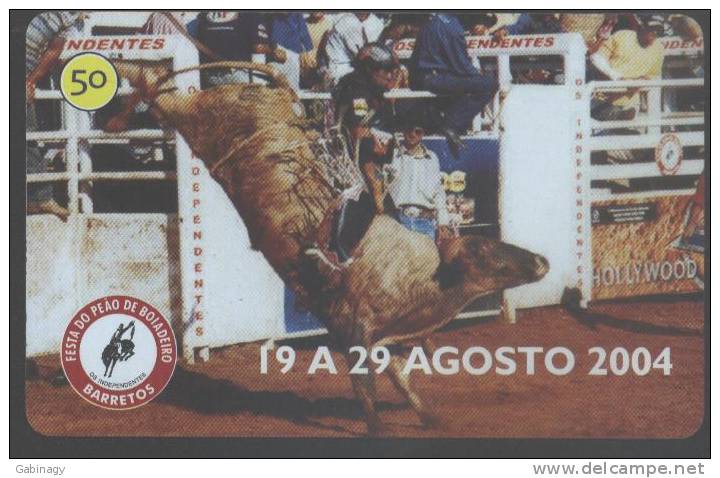 BRAZIL - FESTA DE BARRETOS - 06/30 - BULL - RODEO - 45.500EX. - Brésil