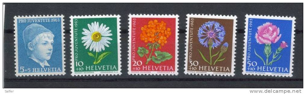 SVIZZERA ** - 1963 PRO JUVENTUTE - Neufs