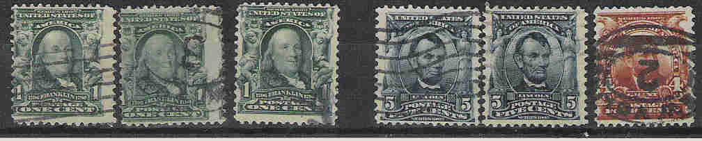 USA, 1902-1903 SET - Oblitérés