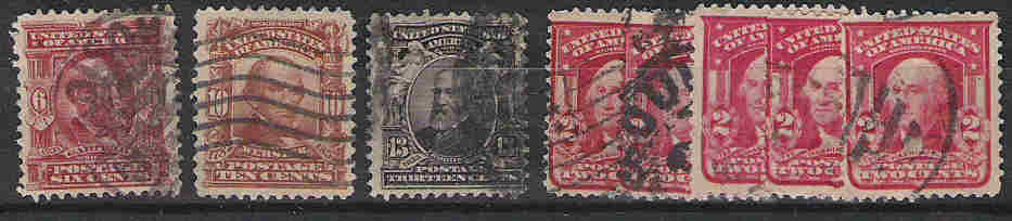 USA, 1902-1903 SET - Gebruikt