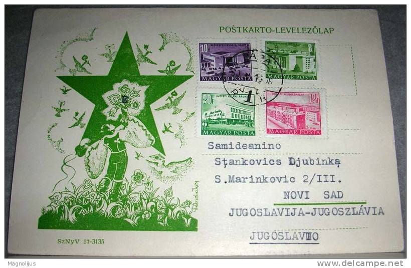 Esperanto,Hungary,Illustrated,Symbolic,Signatured, Postcard - Esperanto