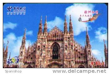 China Prepaid- Duomo Milan- Milano Italy - Cultural