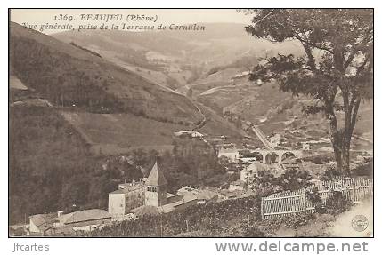 69 - BEAUJEU - Vue Générale, Prise De La Terrasse De Cornillon - Beaujeu