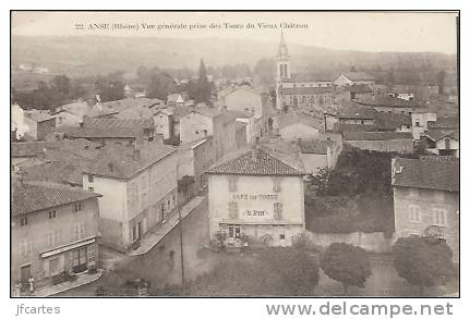 69 - ANSE - Vue Générale Prise Des Tours Du Vieux Château - Anse