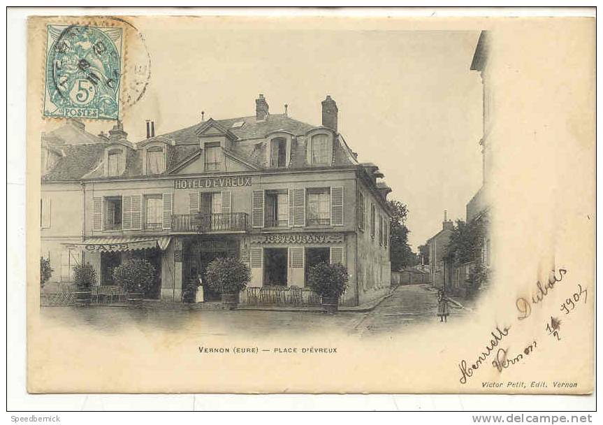 8740 Vernon Place D'evreux . Hotel D'evreux . Victor Petit . - Evreux