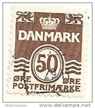 TIMBRE DU DANEMARK N° 564A - Used Stamps