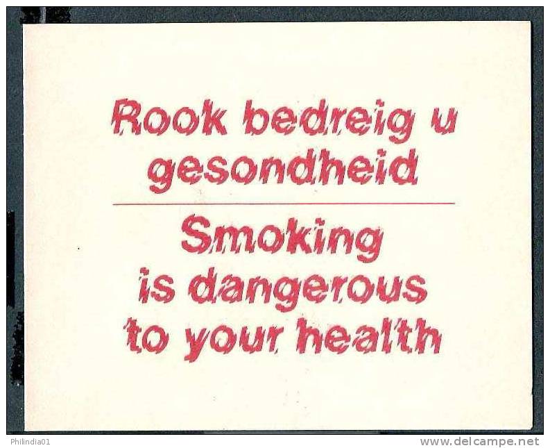 Bophuthatswana 1980 Anti - Smoking Campaign, Cigarette, Health, Disease, Folder MNH # 5874 - Bophuthatswana