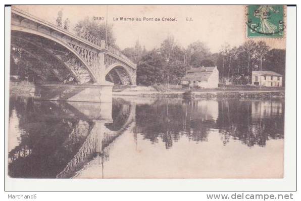 CRETEIL . LA MARNE AU PONT DE CRETEIL - Creteil