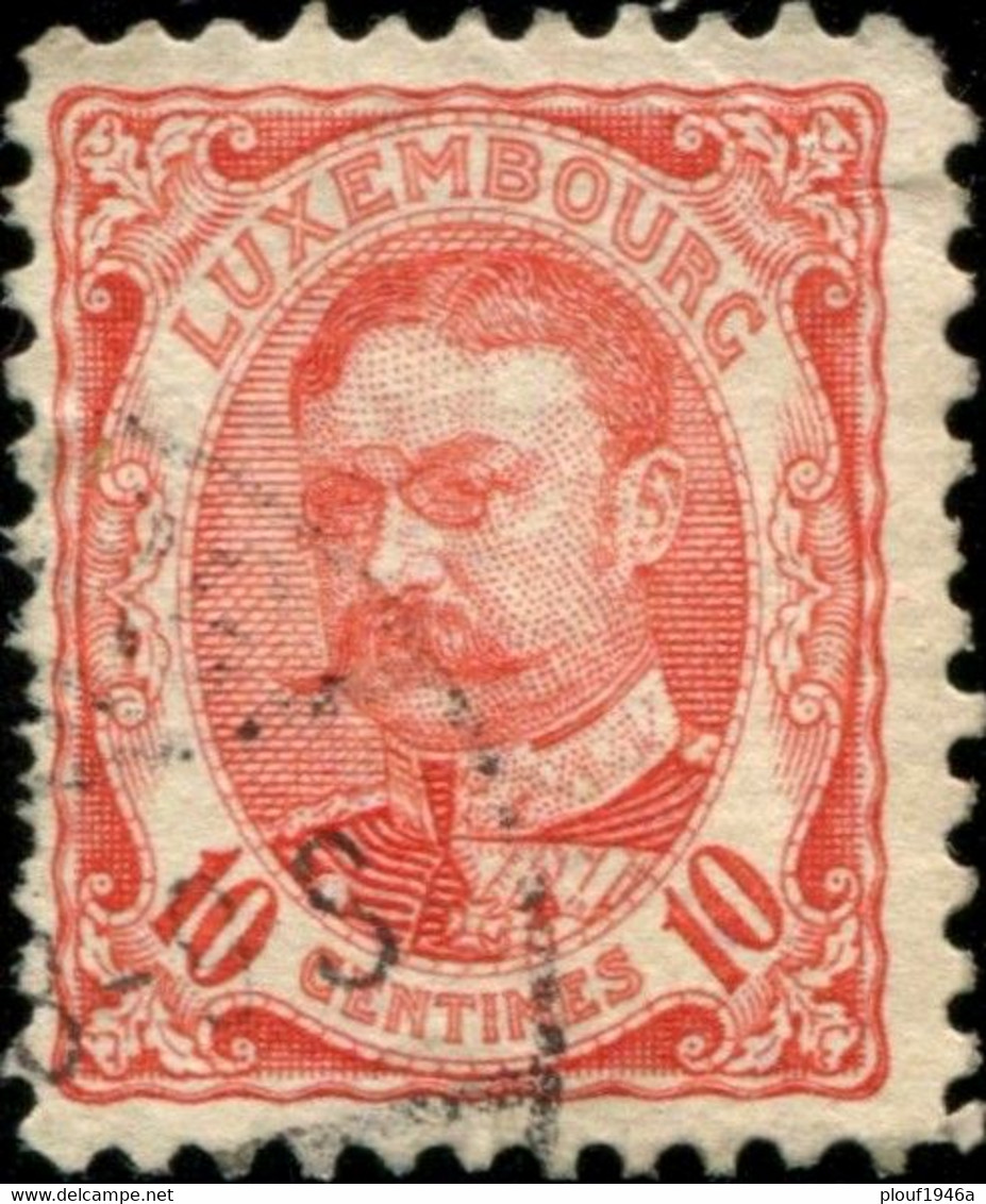 Pays : 286,02 (Luxembourg)  Yvert Et Tellier N° :    74 (o) - 1906 Guglielmo IV
