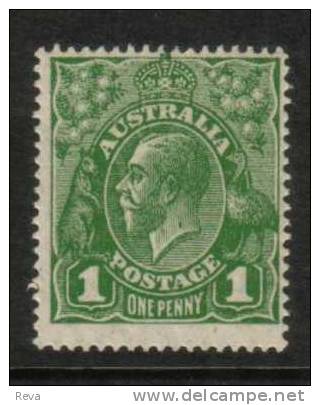 AUSTRALIA  1 PENNY GREEN  HEAD OF KGV  MINT   CV 8$A  READ DESCRIPTION !! - Servizio