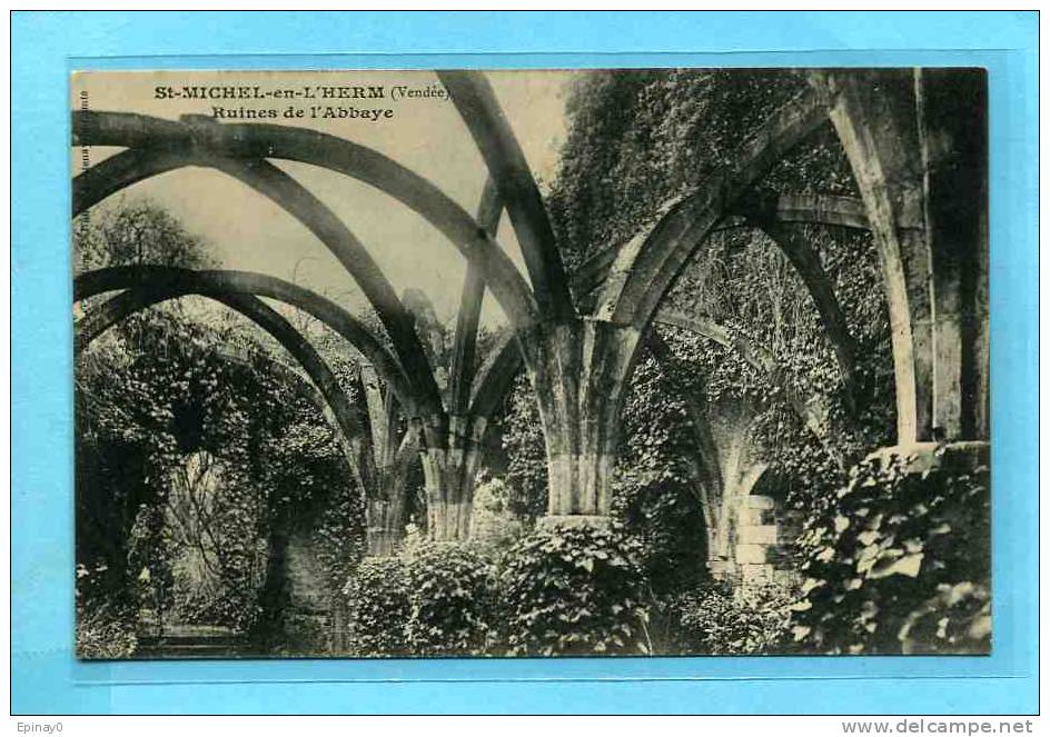 B - 85 - SAINT MICHEL En L'HERM - Ruines De L'abbaye - Saint Michel En L'Herm