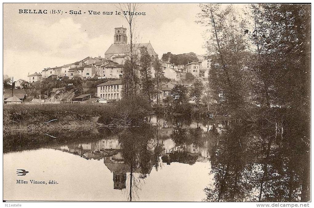 87  Bellac -  Sud - Vue Sur Le Vincou - Bellac