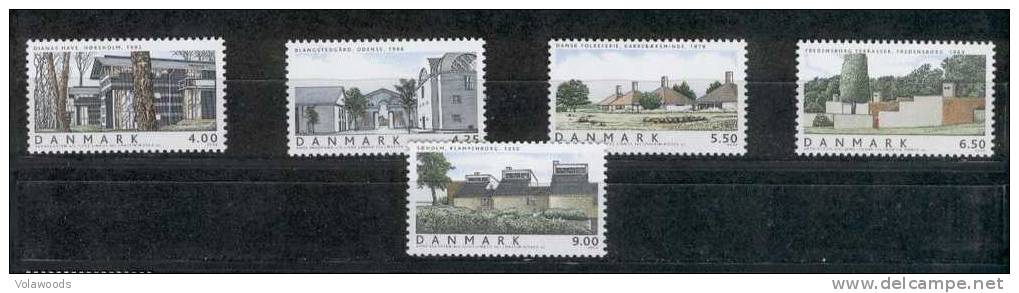 Danimarca - Serie Completa Nuova: Edifici - Unused Stamps