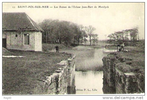 D59 - SAINT-POL-sur-MER  - Les Ruines De L'Ecluse Jean-Bart De Mardyck - Saint Pol Sur Mer