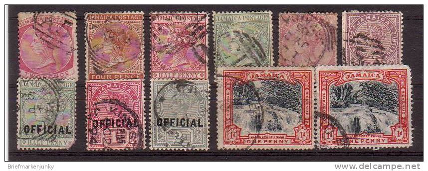 1793 )  Jamaica  Lot Gestempelter Marken - Jamaica (1962-...)