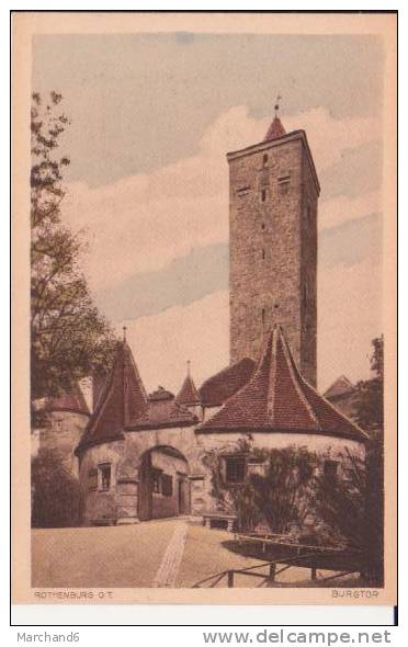 ROTHENBOURG . BURGTOR - Rothenburg O. D. Tauber