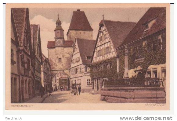 ROTHENBOURG . RODERGASSE - Rothenburg O. D. Tauber